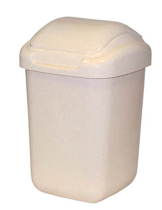 Koš STANDARD výklopný béžový; 36x27x24 cm; 15 l; plast
