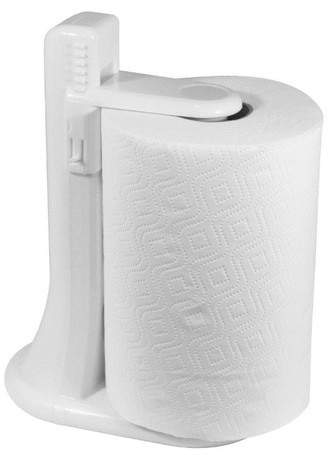 Držák na papírové utěrky nastavitelný; 21x13x33cm; plast