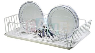 Odkapávač na nádobí; 47x31x10 cm; drát, plast