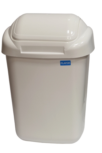 Koš STANDARD výklopný bílý; 36x27x24 cm; 15 l; plast