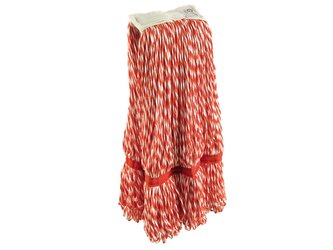 Mop KENTUCKY ČERVENÁ 200g se smyčkovým koncem, mikrovlákno; PE, plast