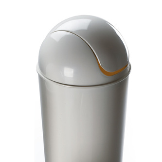 Koš FlicFlac 21,5 L výklopný kulatý; 52x30x30cm; béžová; plast