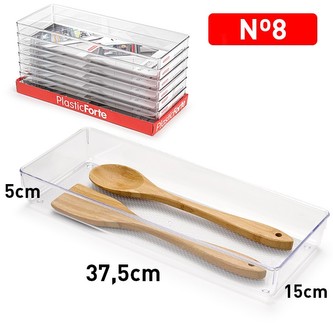 Kuchyňský organizér číslo 8; 15x37,5x5cm; plast