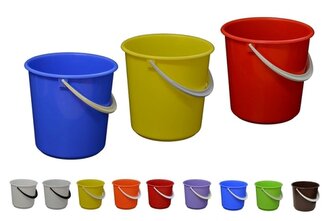 Plastové vědro na potraviny 8l; 24,5 x 25 cm; polypropylen, barva dle skladové dostupnosti