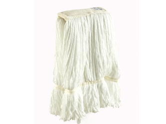 Mop KENTUCKY BÍLÁ 200g se smyčkovým koncem, mikrovlákno; PE, plast