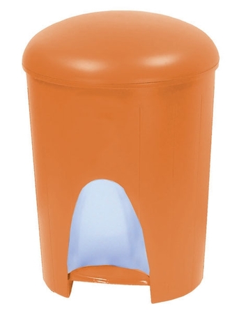 Koš POLDINO odpadkový pedálový s plastovou vložkou; 31x22,5 cm; 6 l; plast