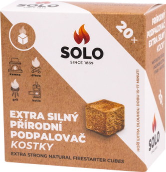 SOLO Podpalovač extra silný  - KOSTKY 20ks v balení