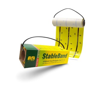STABLEBAND MINI - stájová mucholapka 5m; 16x4,5cm;