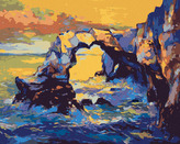 Malování podle čísel - ÚTES NAD OCEÁNEM - 40x50 cm, vypnuté plátno na rám