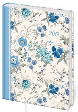 Diář 2019 B6 LYRA týdenní Flower