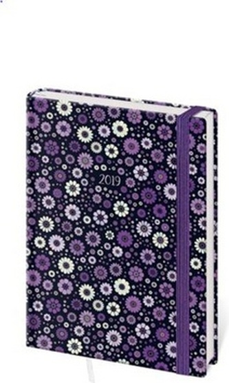 Diář 2019 A6 LYRA týdenní s gumičkou Fantasy