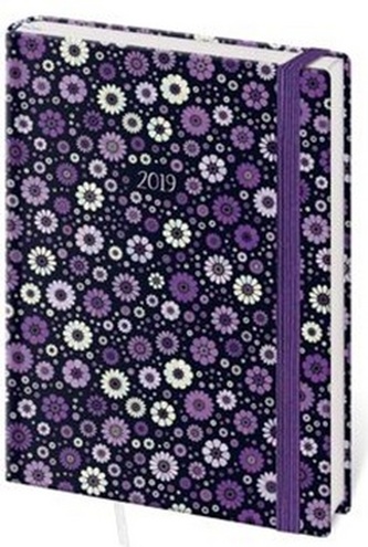 Diář 2019 B6 LYRA týdenní s gumičkou Fantasy