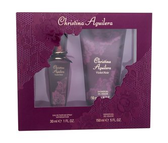 Christina Aguilera Violet Noir parfémovaná voda 30 ml + sprchový gel 150 ml