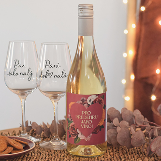 Dárkový set - Dokonalé sklenice & šumivé víno