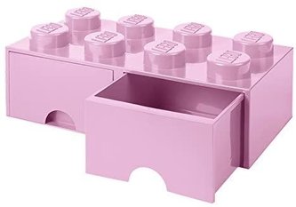 LEGO úložný box 8 s šuplíky Light Purple