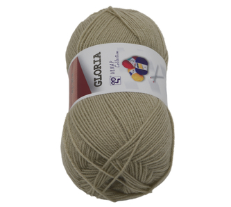 Příze GLORIA - kávová - 50g / 305 m