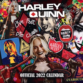 Oficiální kalendář DC Comics 2022: Harley Quinn (SQ 30,5 x 30,5|61 cm)