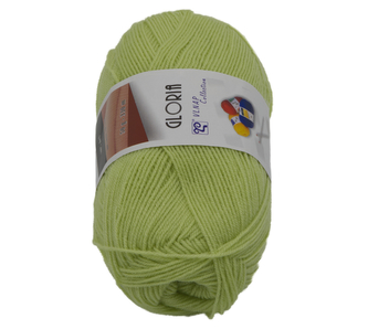 Příze GLORIA - světle zelená - 50g / 305 m