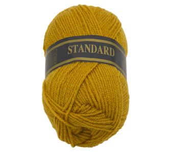 Příze STANDARD - hořčicová - 50g / 150 m