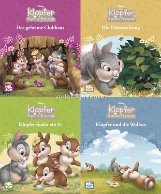 Nelson Mini-Bücher: Disney Klopfer 1-4