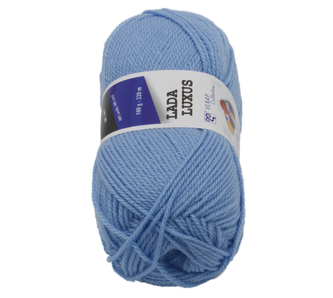 Příze LADA LUXUS - světle modrá - 100g / 220 m