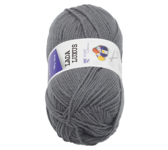 Příze LADA LUXUS - tmavě šedá - 100g / 220 m