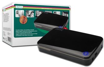 Externí box DIGITUS 3,5" S-ATA - USB 3.0 bezšroubová montáž, OTB funkce
