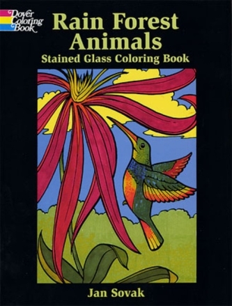 Rain Forest Animals Stained Glass Coloring Book Rain Forest Animals Stained Glass Coloring Book