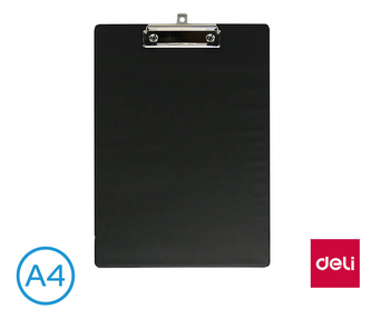 Podložka psací s klipem A4 DELI E38153B černá