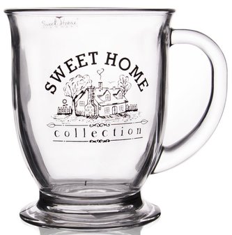 Hrnek 400 ml Sweet home sklo