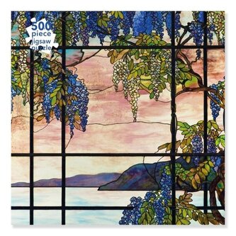 Adult Jigsaw Puzzle. Tiffany Studios: View of Oyster Bay (500 piece jigsaw)