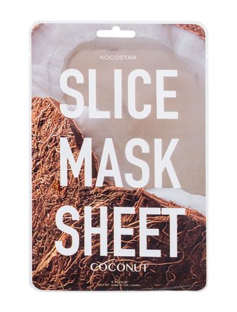 Kocostar Slice Mask Pleťová maska Coconut 20 ml pro ženy