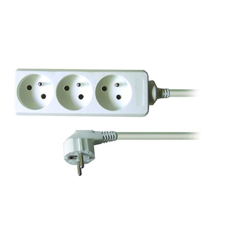 Prodlužovací kabel 3 zásuvky 2m SOLIGHT PP02