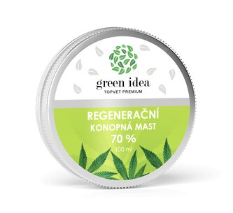Topvet Regenerační konopná mast 70% 100 ml