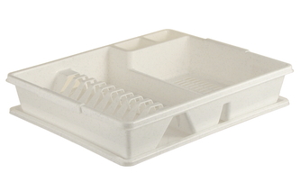 Odkapávač na nádobí CLASSIC+podn 43x35 granit bílý Odkapávač na nádobí CLASSIC+podn 43x35 granit bílý