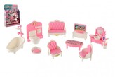 Nábytek pro panenky plast na kartě 24x31x7cm
