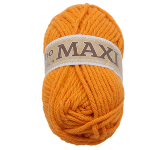 Příze JUMBO MAXI - oranžová - 100g / 65 m