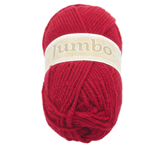 Příze JUMBO - tmavě červená - 100g / 147 m