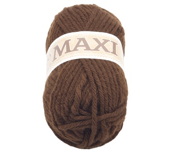Příze JUMBO MAXI - tmavě hnědá - 100g / 65 m