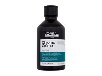 L´Oréal Professionnel Profesionální zelený šampon neutralizující červené tóny Serie Expert Chroma Crème (Green Dyes Shampoo) Objem 300 ml woman