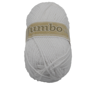 Příze JUMBO - bílá - 100g / 147 m