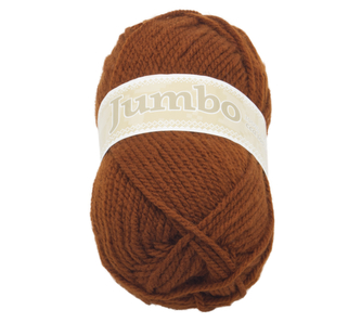 Příze JUMBO - hnědá - 100g / 147 m