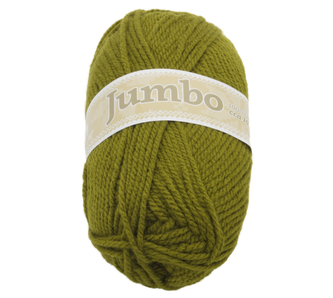 Příze JUMBO - khaki zelená - 100g / 147 m