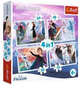 Puzzle 4v1 Ledové království