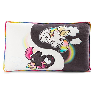 Plyšový polštářek Jednorožec Yin & Rainbow Yang