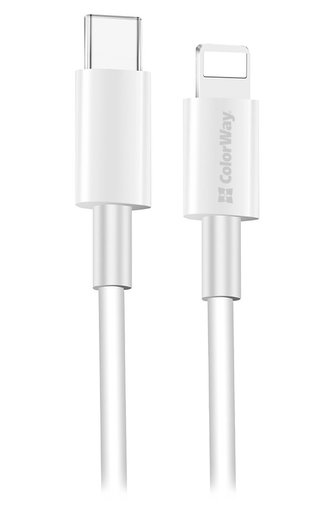 Colorway Datový Kabel Type C-Apple Lightning/ 3.0/ 1m/ Bílý