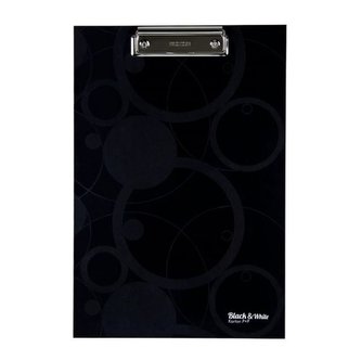 Psací podložka s klipem černá