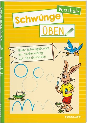 Schwünge üben. Vorschule