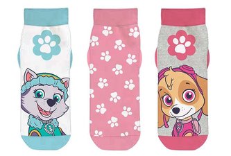 SADA 3 KS PONOŽKY TLAPKOVÁ PATROLA - velikost 23-26