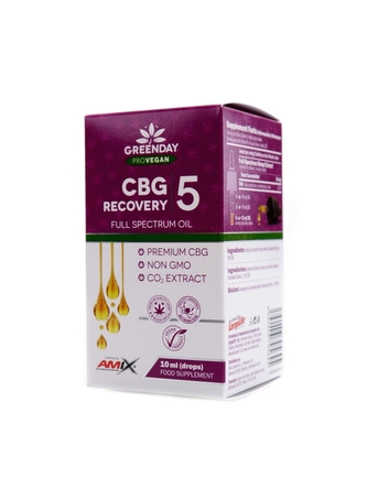 Amix GreenDay - CBG recovery provegan 5% 10 ml Amix GreenDay - CBG recovery provegan 5% 10 ml